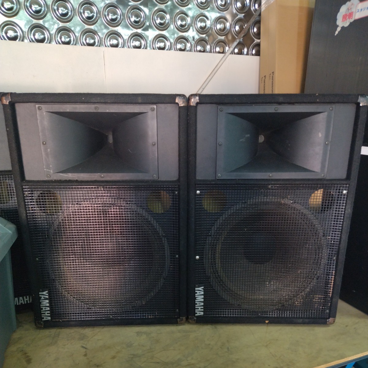 YAMAHA ヤマハ ペアスピーカー SM15Ⅲ Club Series Ⅲ フロアモニタースピーカー オーディオ機器 