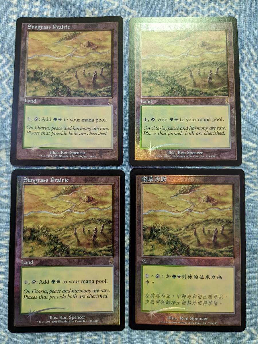 MTG【Foil/英英英中】サングラスの大草原/Sungrass Prairie　[ODY]