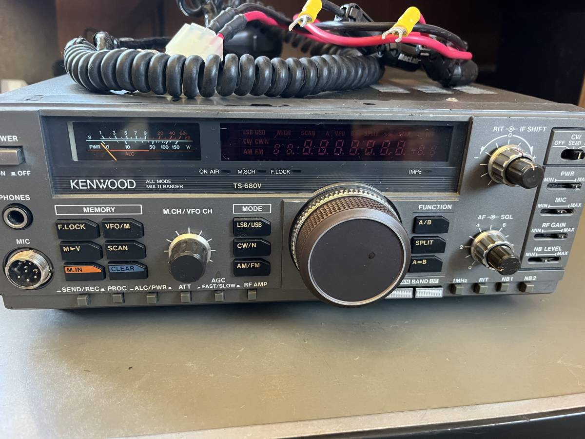 Kenwood KENWOOD TS-680V 通電確認済み TS-680V 無線機 動作未確認