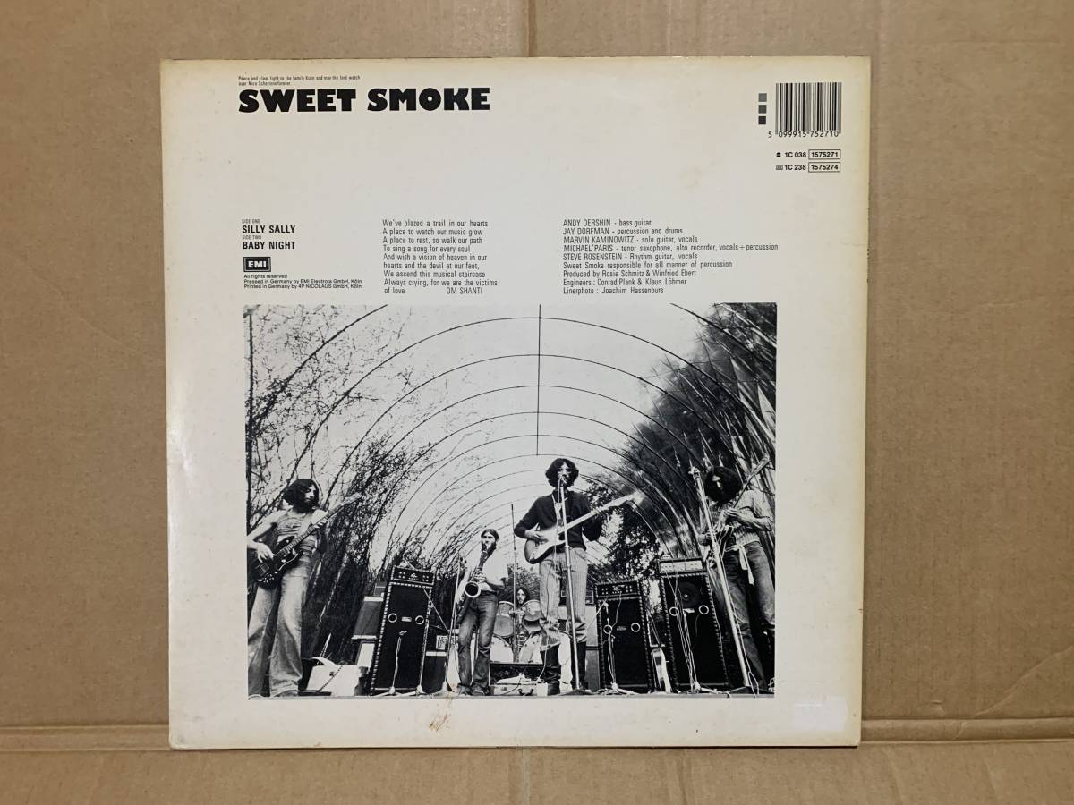 ドイツ盤 Sweet Smoke / Just A Poke Conny Plank NEU! CAN Just Sweet 