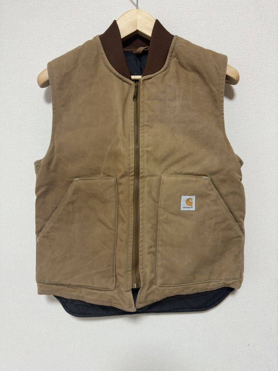 80s90sカーハート USA製 ブラウン ダックベスト carhartt ヴィンテージ