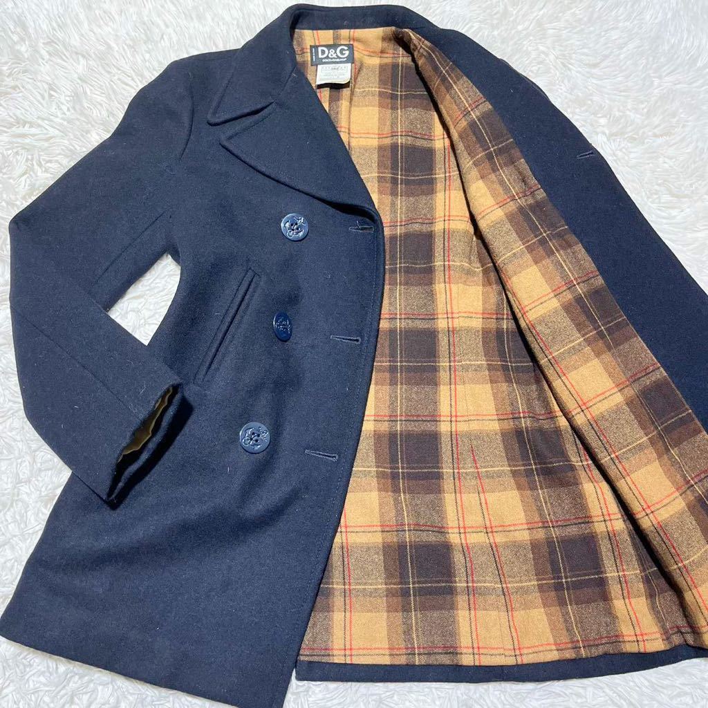 ドルチェ&ガッバーナ 【王者の風格】DOLCE&GABBANA Pコート Mサイズ