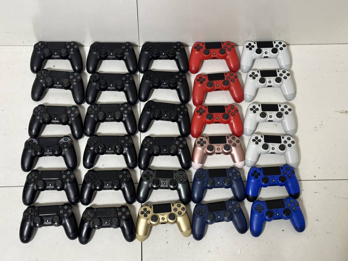 【SONY PS4 純正 コントローラー 本体 大量 まとめ 30個セット デュアルショック4 】 【動作未確認】ジャンク