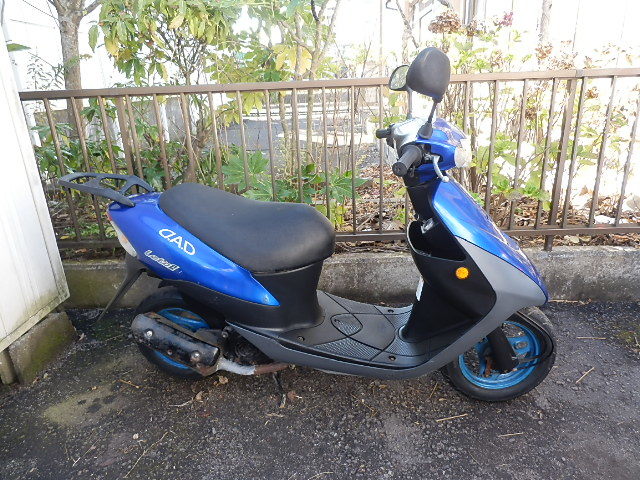 引き取り限定】レッツ2 スズキ スズキレッツ2 Let′sⅡ CA1PA ブルー