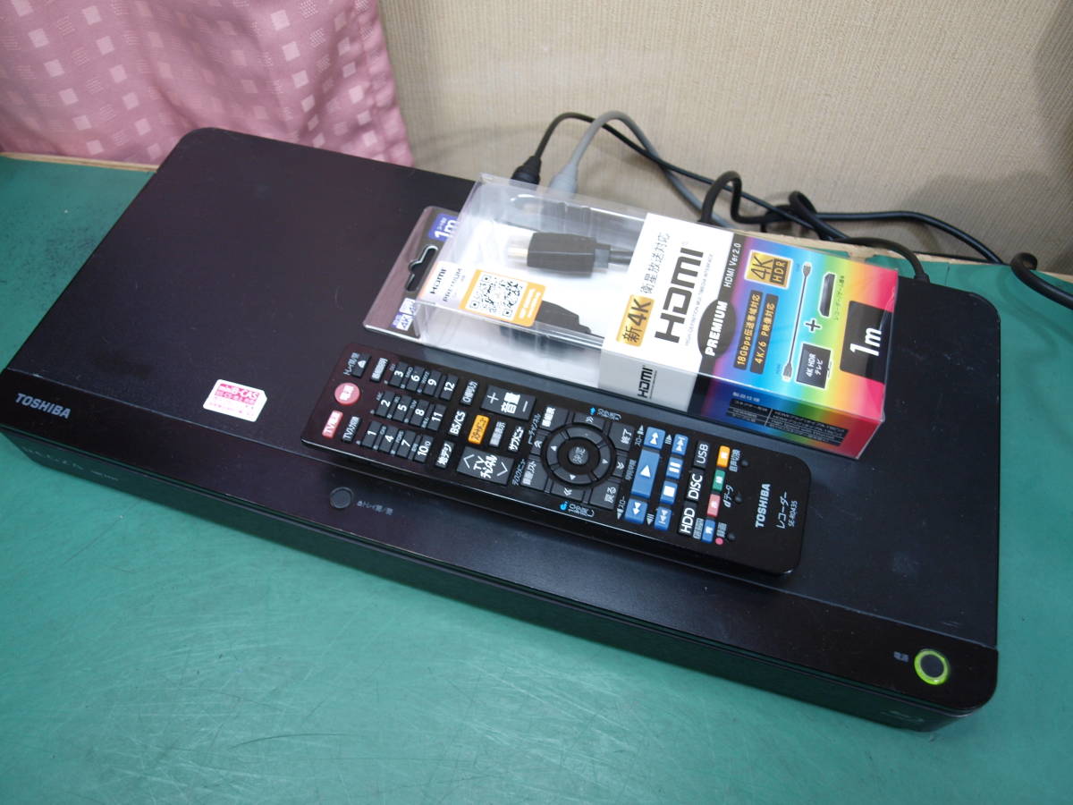 東芝1TB HDD/BDレコーダー DBR-Z420 R1 B-CAS純正リモコン新品HDMI付 DBR-