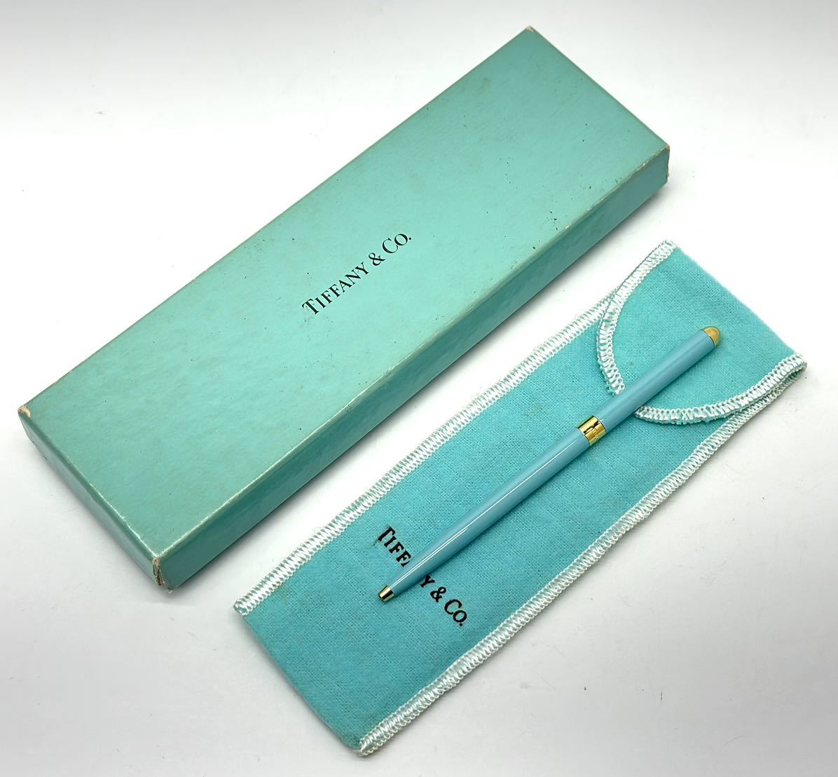 未使用　TIFFANY　ティファニー　パースペン　ボールペン　ブルーラッカー ティファニー ボールペン ブルー ラッカー TIFFANY Tiffany | - Co