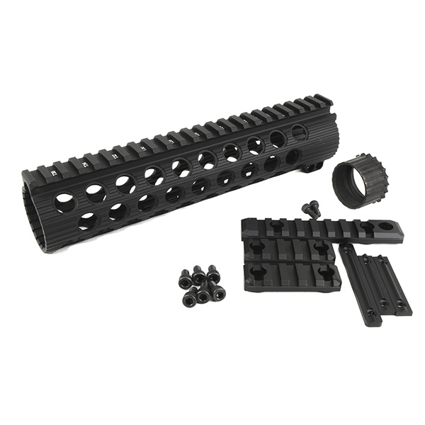 【SALE】TROYタイプ TRX BATTLE RAIL 9 インチ ハンドガード ブラック