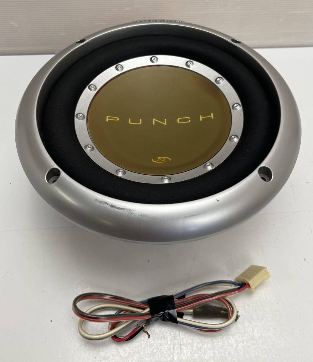 送料無料 動作品 Rockford ロックフォード PUNCH P28S4 サブウーファー MAX:400w 4 8インチ