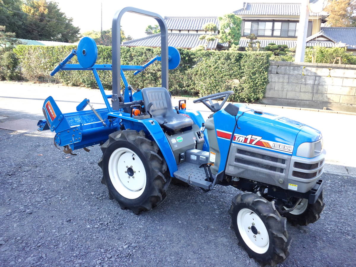 ISEKI イセキ トラクター TM17 117h 使用 極上車 引き取り チャーター便 近県配送 遠方でも実費にて 配送可能です