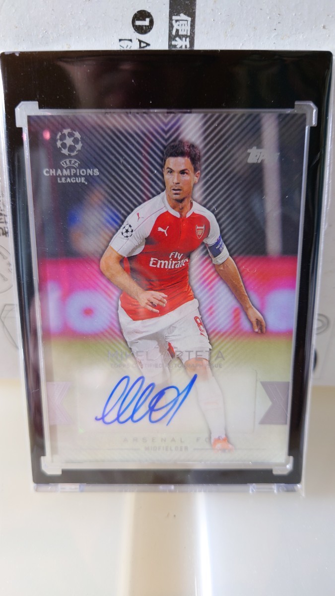 人気SALE，定番人気 1円スタート ミケル・アルテタ 2016 Topps UEFA 