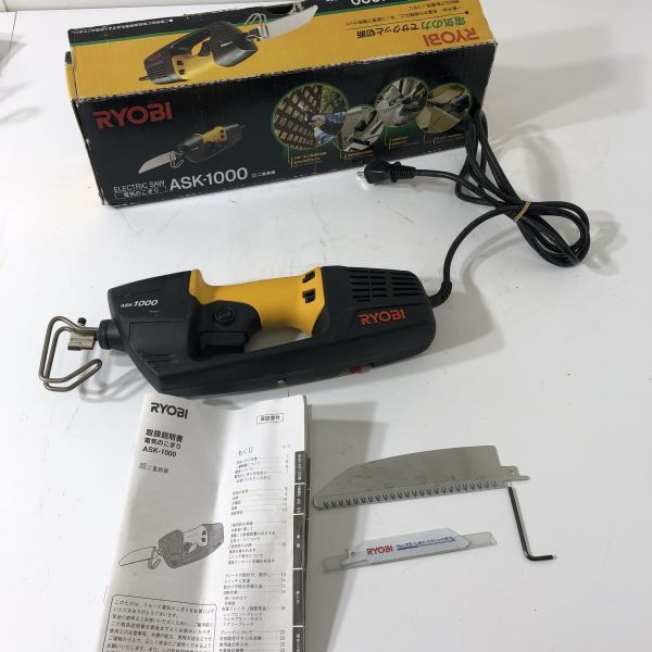 RYOBI リョービ 電気のこぎり ASK-1000 工具 DIY 電動工具 AA1011小3076/1101