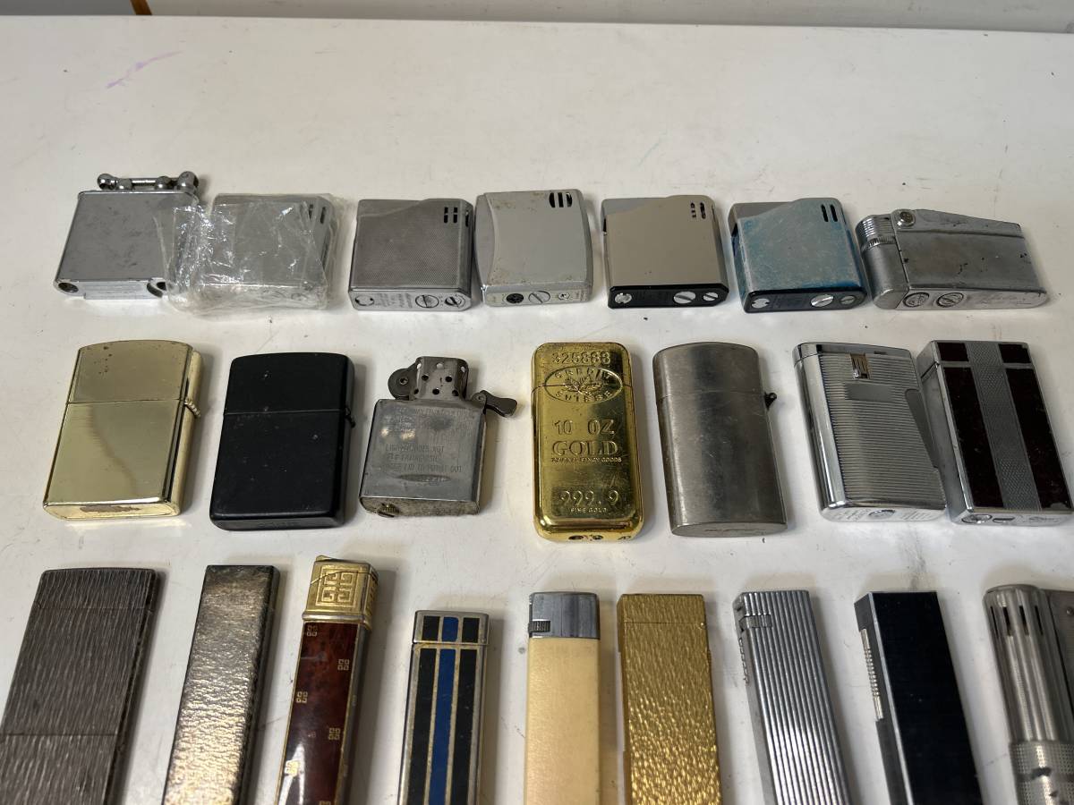 ★ガスライター オイルライター まとめ売り ジッポー ダンヒル ゴールドカラー GYVENCHY MARLBORO MARUMAN 他 ジャンク オイルライター ジッポー ZIPPO