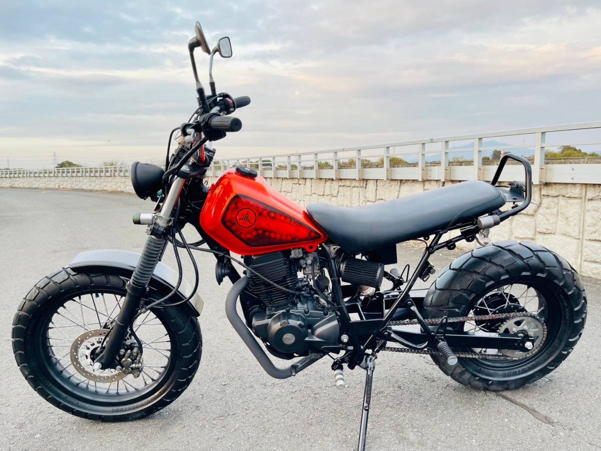 ヤマハ TW225 DG09J 6，459km 中古車体！動画有！全国配送可！(検