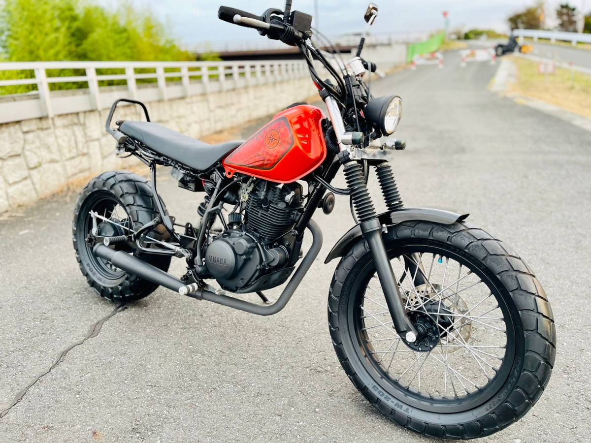 ヤマハ TW225 DG09J 6，459km 中古車体！動画有！全国配送可！(検