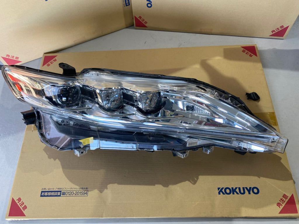 ZSU60ハリアー 右ヘッドライト KOITO 48-192 LED ハリアー 後期 ヘッド