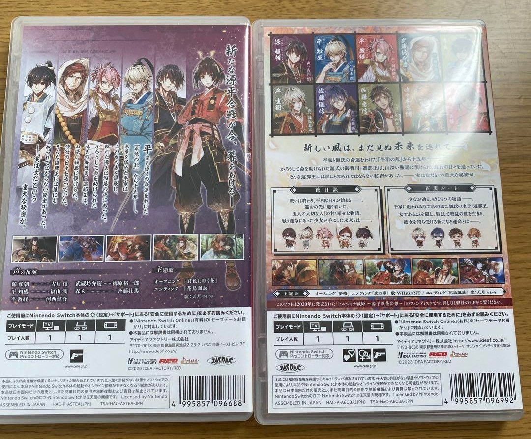 Switch ビルシャナ戦姫 源平飛花夢想／一樹の風 通常版2本セット