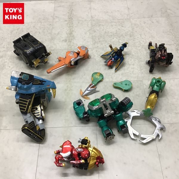 1円〜 ジャンク バンダイ 百獣戦隊ガオレンジャー DX超合金 ガオバイソン ガオライオン 他