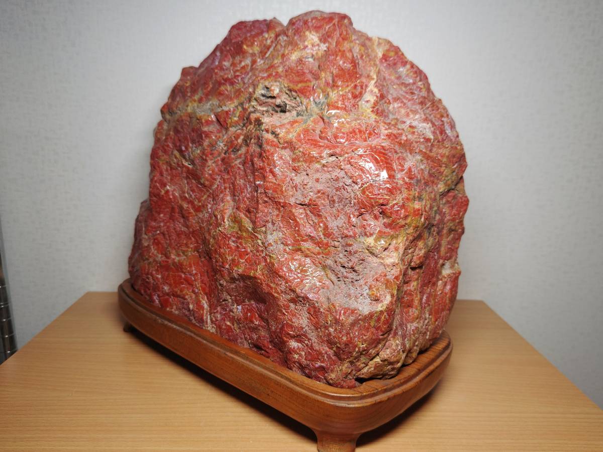 原石 佐渡赤玉石 効果 佐渡の赤石600g 送料無料 日本三大銘石 佐渡島産 