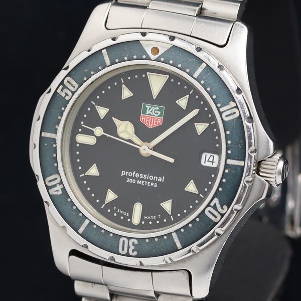 1円 1円 QZ タグホイヤー プロフェッショナル200M 973.006F デイト