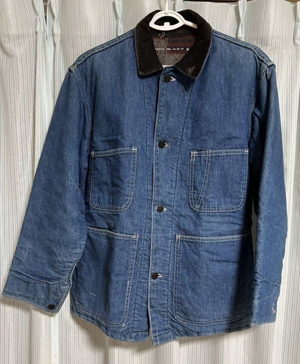 カバーオール 70s ビンテージ COVERALL DENIM Service Fresh Gold 