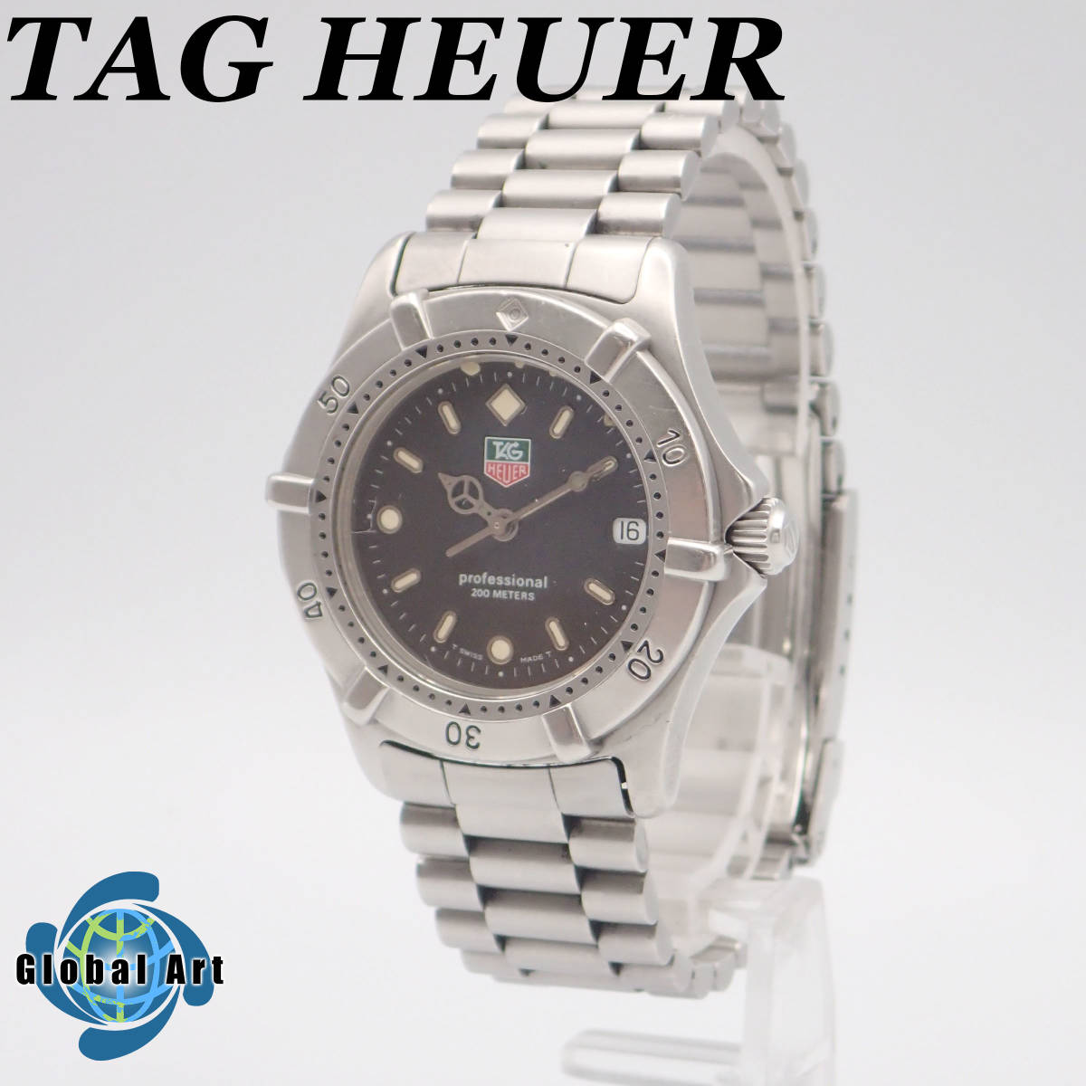 う10070/TAG HEUER タグホイヤー/プロフェッショナル/クオーツ/メンズ腕時計/200M/文字盤 ブラック/WE1210-R