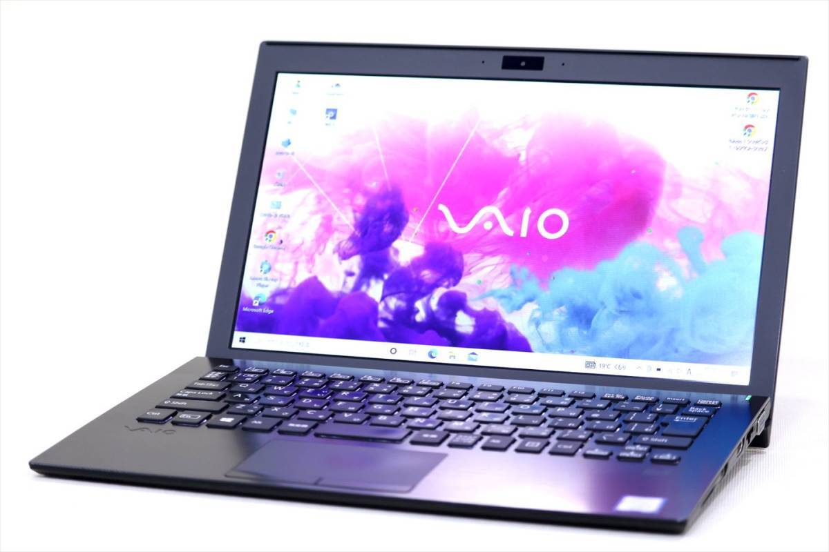 【1円～】快速！コンパクトモバイル！16Gメモリ SSD256G搭載！VAIO ProPF VJPF11C11N Corei5-8250U 11.6型FHD液晶 カメラ Office Win10