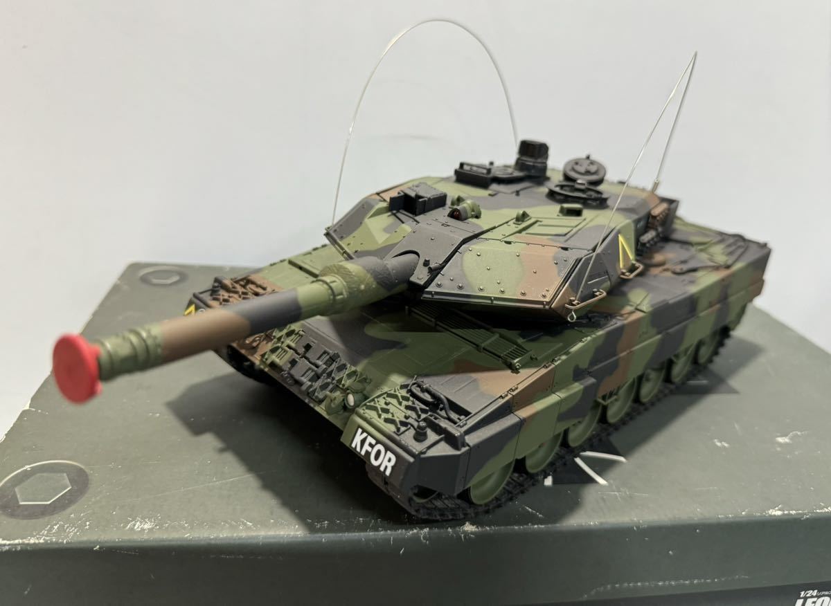 ま*さ様 RCバトルタンク　レオパルド2 A5 動作確認済　良品　戦車　bb弾 東京マルイ レオパルド2A5 戦車 ラジコン BB弾 バトルタンク 1/24 軍用