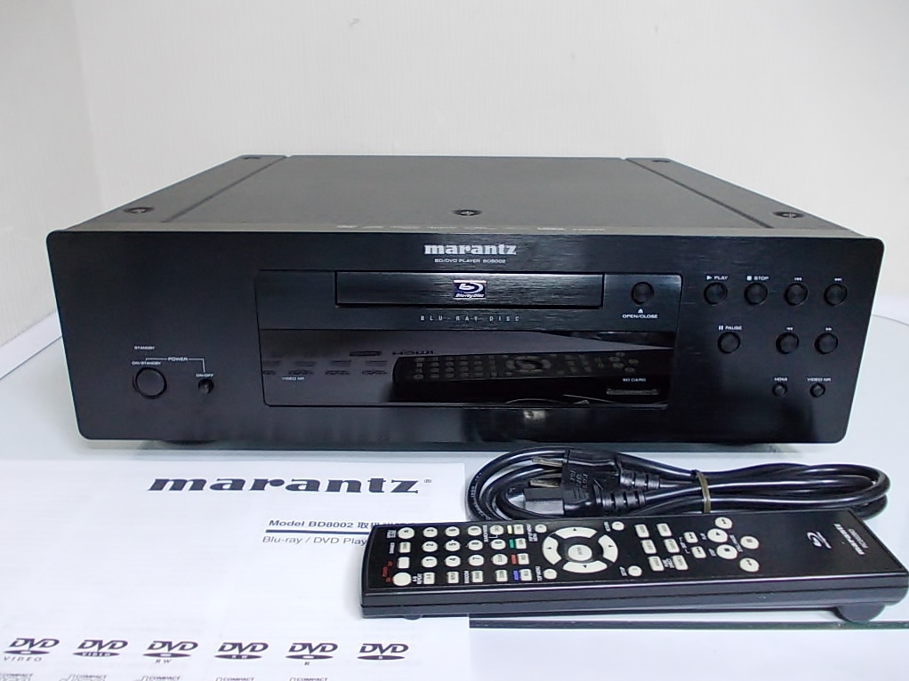 marantz　BD8002　BD/CD/DVDプレイヤー　ブルーレイ　ユニバーサルプレイヤー
