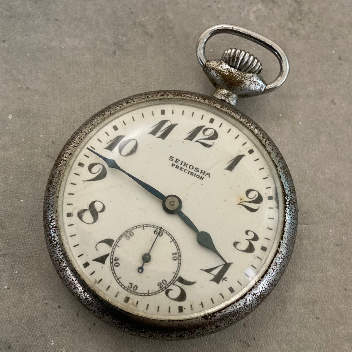 Yahoo!オークション - 希少 精工舎⁄セイコー 鉄道時計⁄懐中時計 昭和39