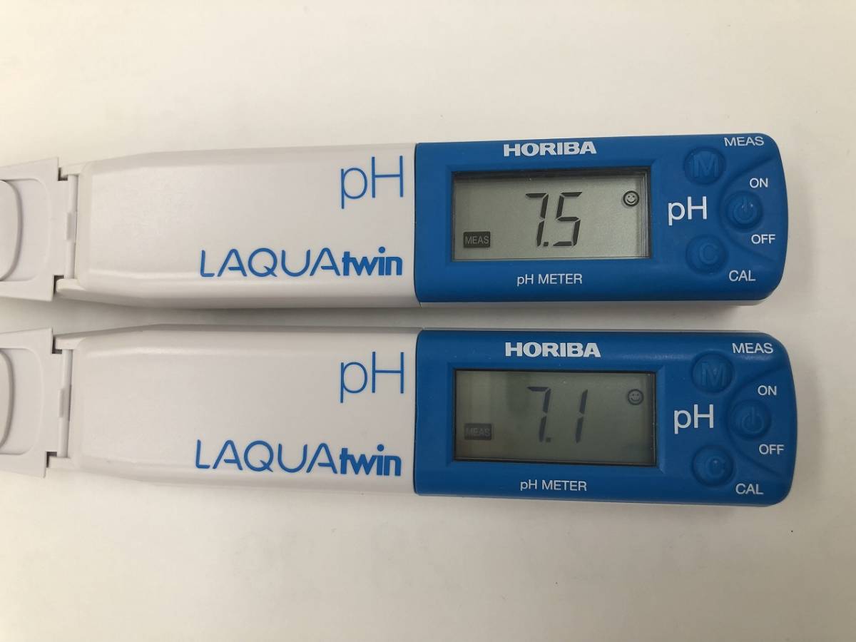 ②堀場 コンパクトpHメータ LAQUAtwin B－712