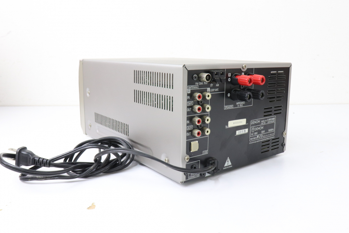 【極美品】【完動品】DENON　D-XW33　コンポ＋USC-XW33 極美品】【完動品】DENON D-XW33 ミニコンポ＋USC-XW33 2025年最新