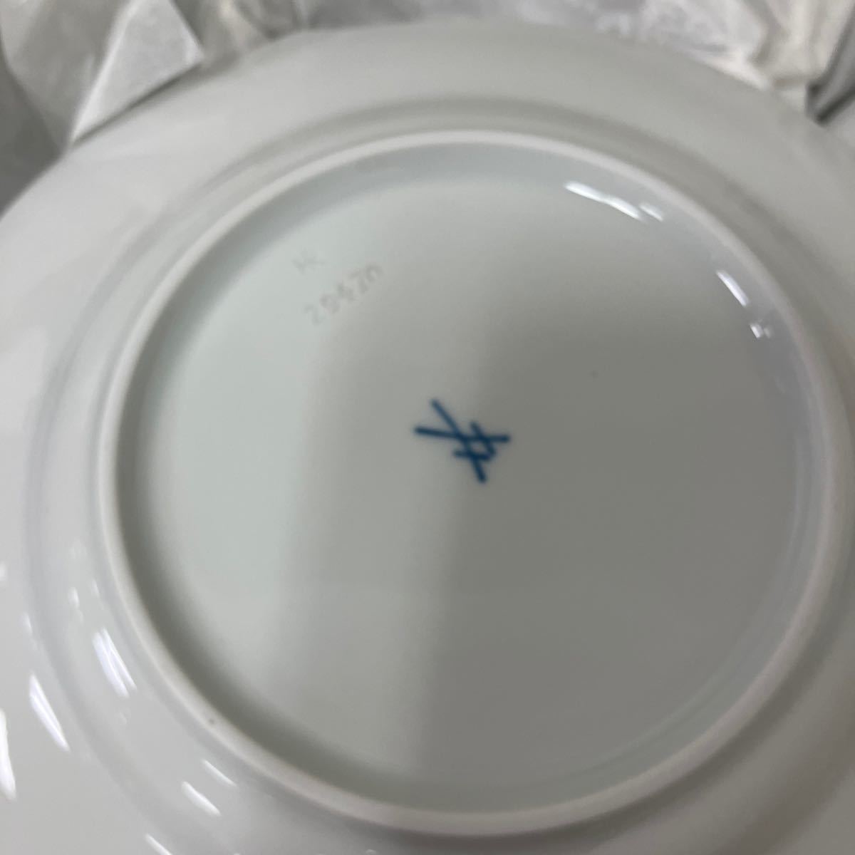 未使用 マイセン Meissen 波の戯れ デザートプレート 5枚セット