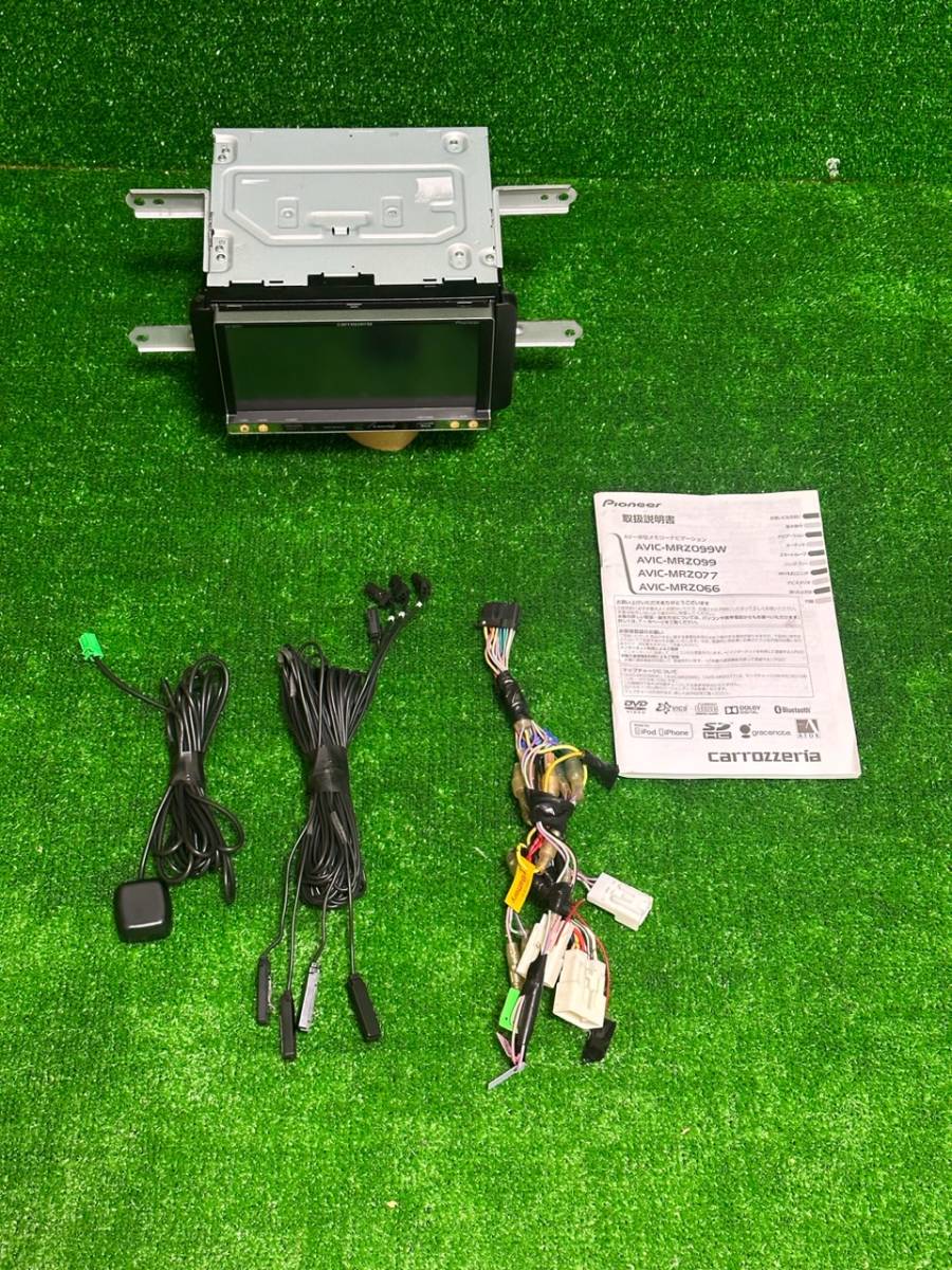 パイオニアカロッツェリアAVIC-MRZ077 ナビゲーションユニット フルセグ地図データ2013年版 動作確認済みで不具合はございません美しい製品