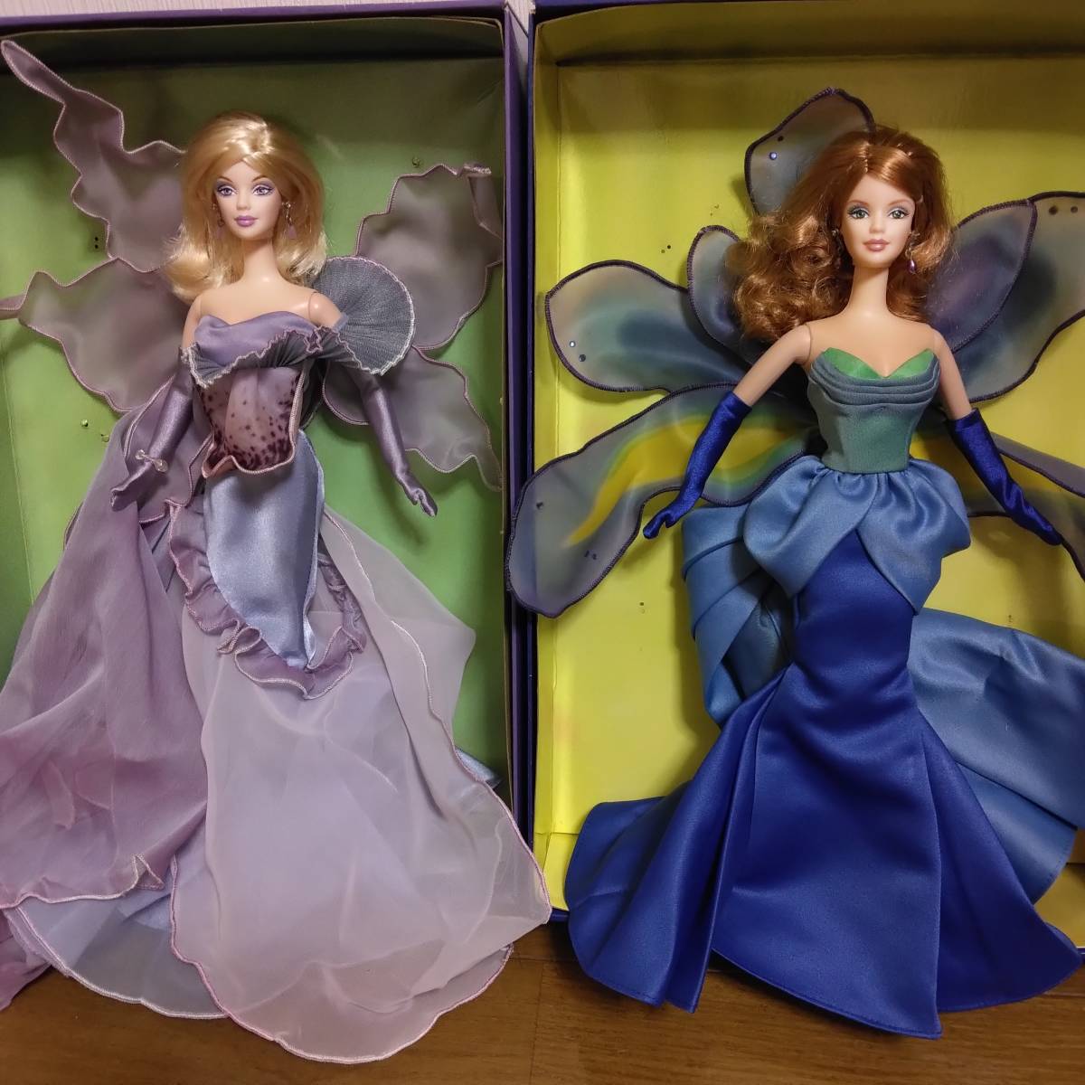 Barbie Flowers in Fashion Series ２体 Orchid + Iris 中古品
