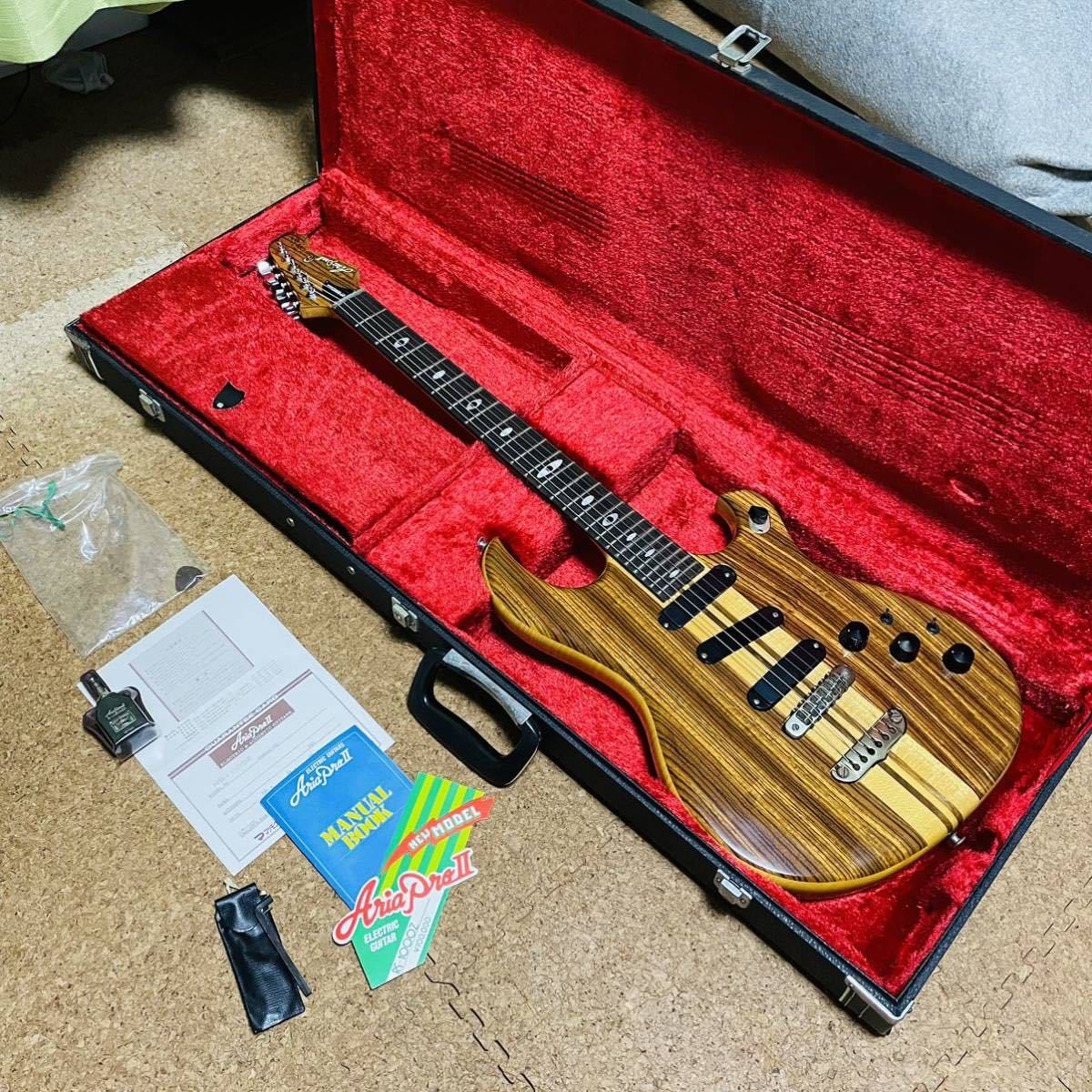 【激レア】ARIA PROⅡ Rev-sound RS-1000Z 渡辺 香津美 モデル ハードケース付き