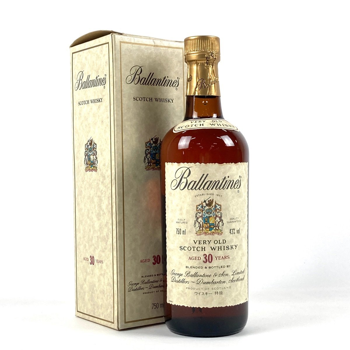 バランタイン 30年 750ml スコッチウイスキー Ballantine's 未開栓