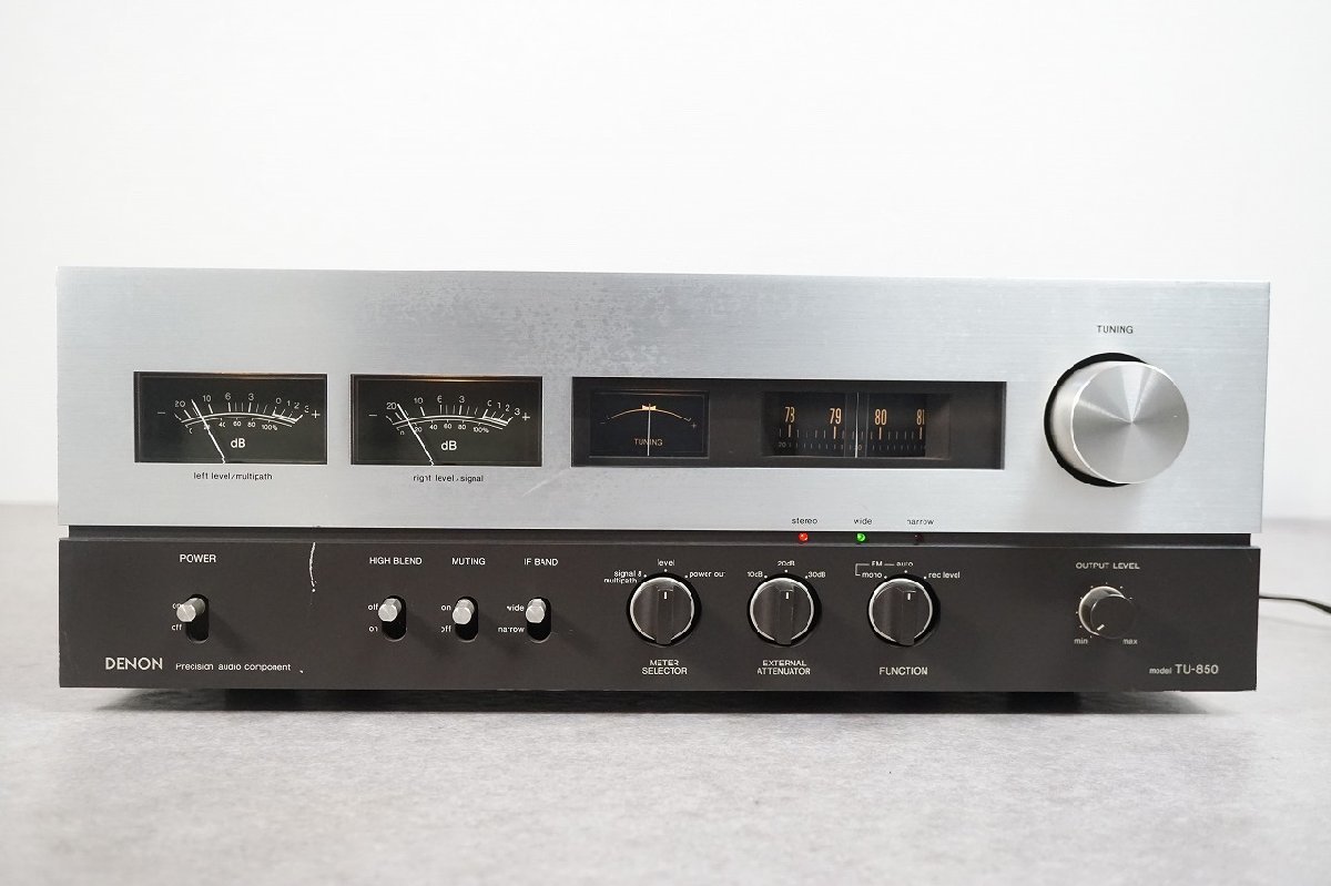TU-850 DENON Denon FM Laboratory BLUESS Tuner チューナー ステレオ