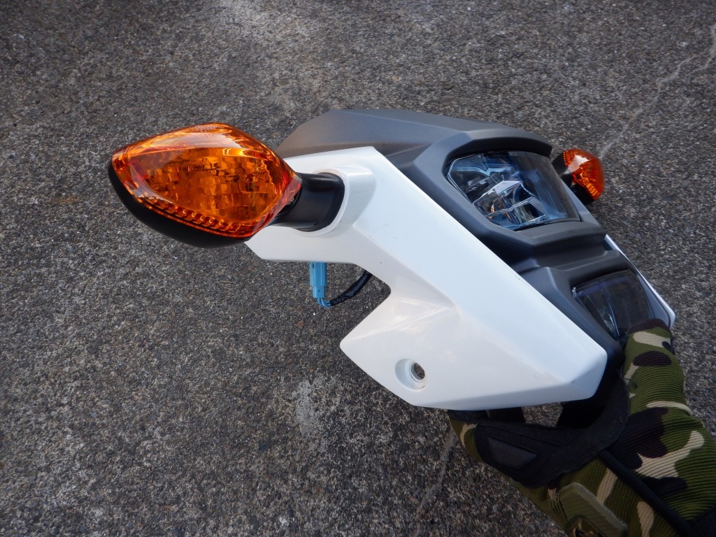 グロム GROM JC75 純正ヘッドライト ウインカー、カウル付き グロム