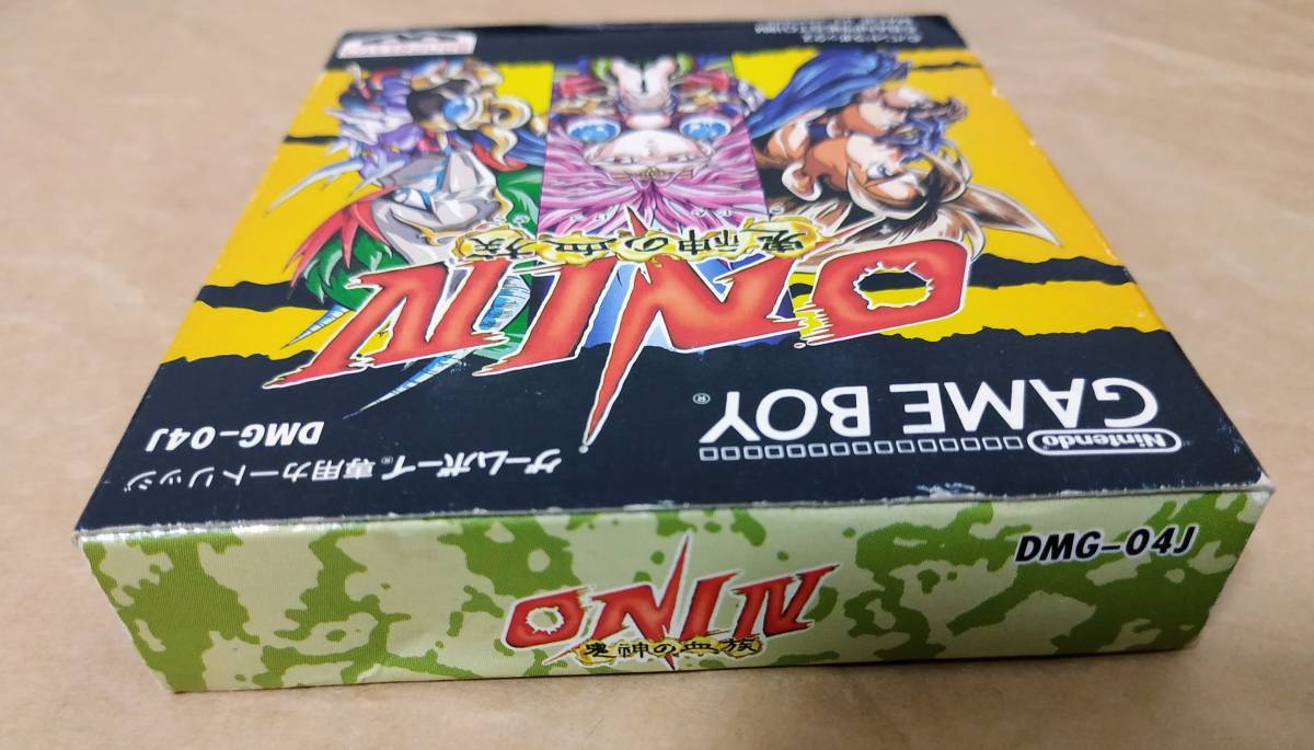 GBソフト オニⅣ 鬼神の血族 箱、説明書付き 鬼神の血族 ONI IV