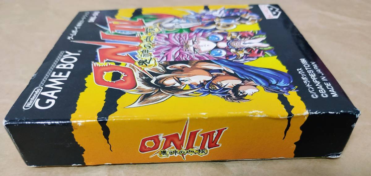 GBソフト オニⅣ 鬼神の血族 箱、説明書付き 鬼神の血族 ONI IV