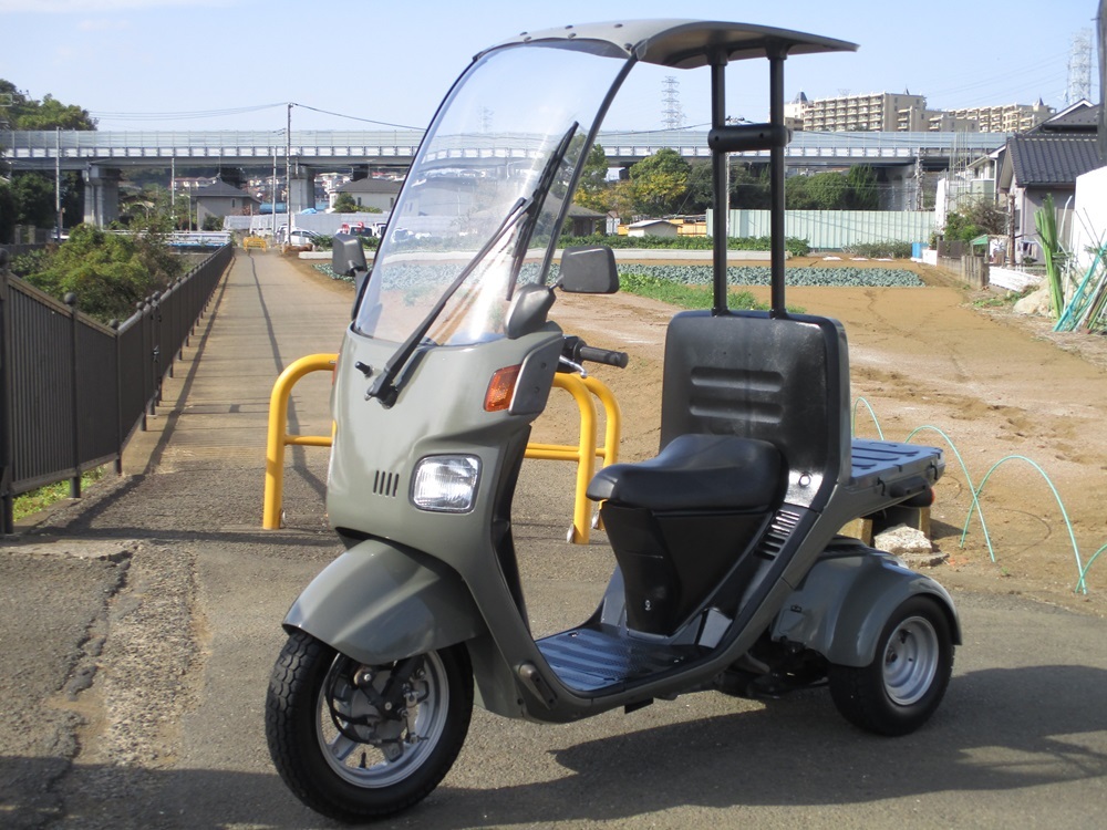 横浜発 4スト TA03-13番台 カーキ系 ジャイロキャノピー ドライブベルト、ウエイトローラー、エンジンオイル新品交換済み