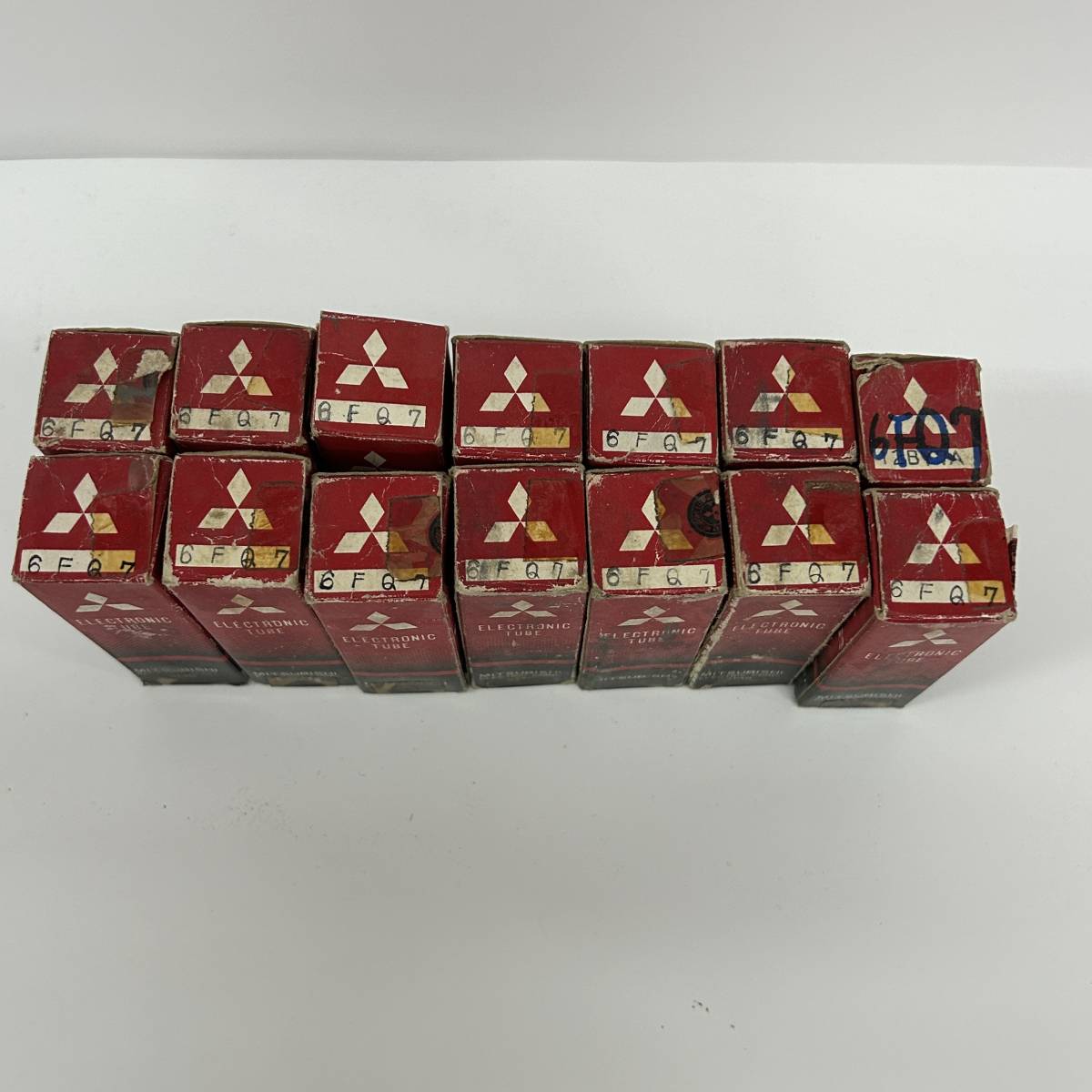 ★5-11-9-8★ 三菱 真空管 6FQ7 14個 まとめ 真空管アンプ パーツ 部品 中古 動作未確認 ジャンク品_7