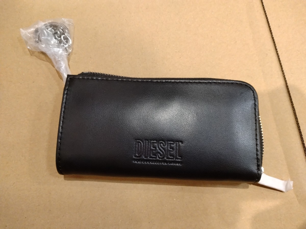 DIESEL ディーゼル キーリング付きコインケース 財布 ブラック X08161 