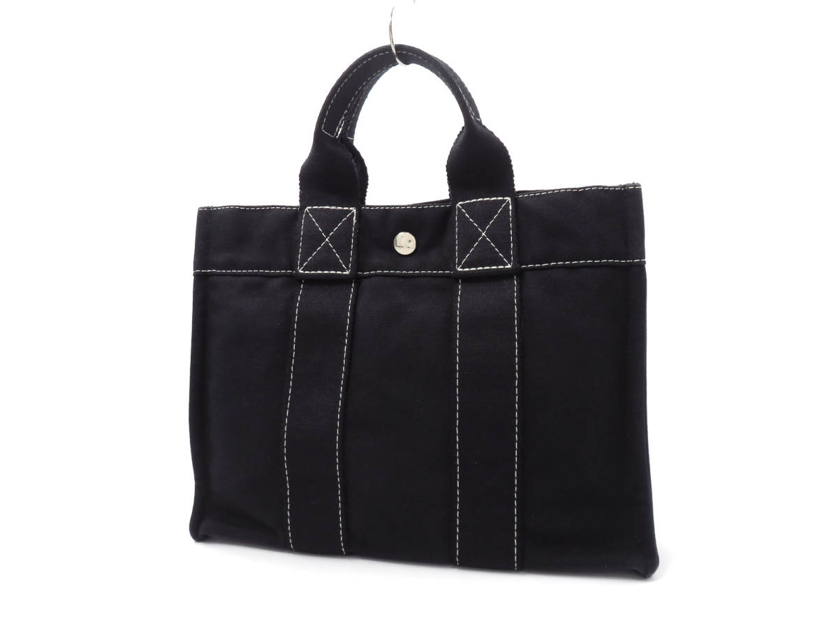 HERMES キャンバス トートバッグ フールトゥMM エルメスフールトゥ お
