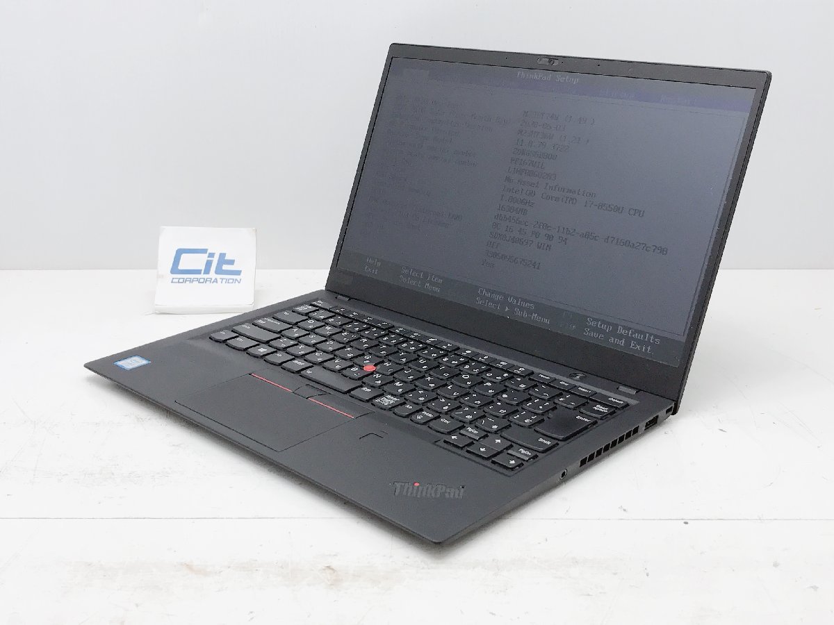 Lenovo ThinkPad X1 Carbon Core i7 8550U 1.8GHz 16GB SSD512GB 14