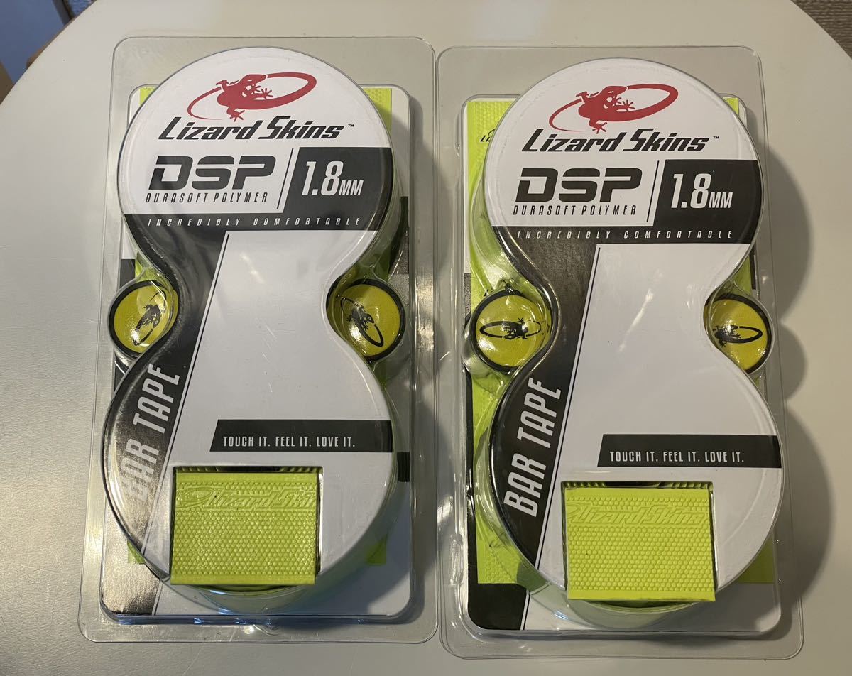 リザードスキンズ lizard skins DSP バーテープ ネオンイエロー×2個