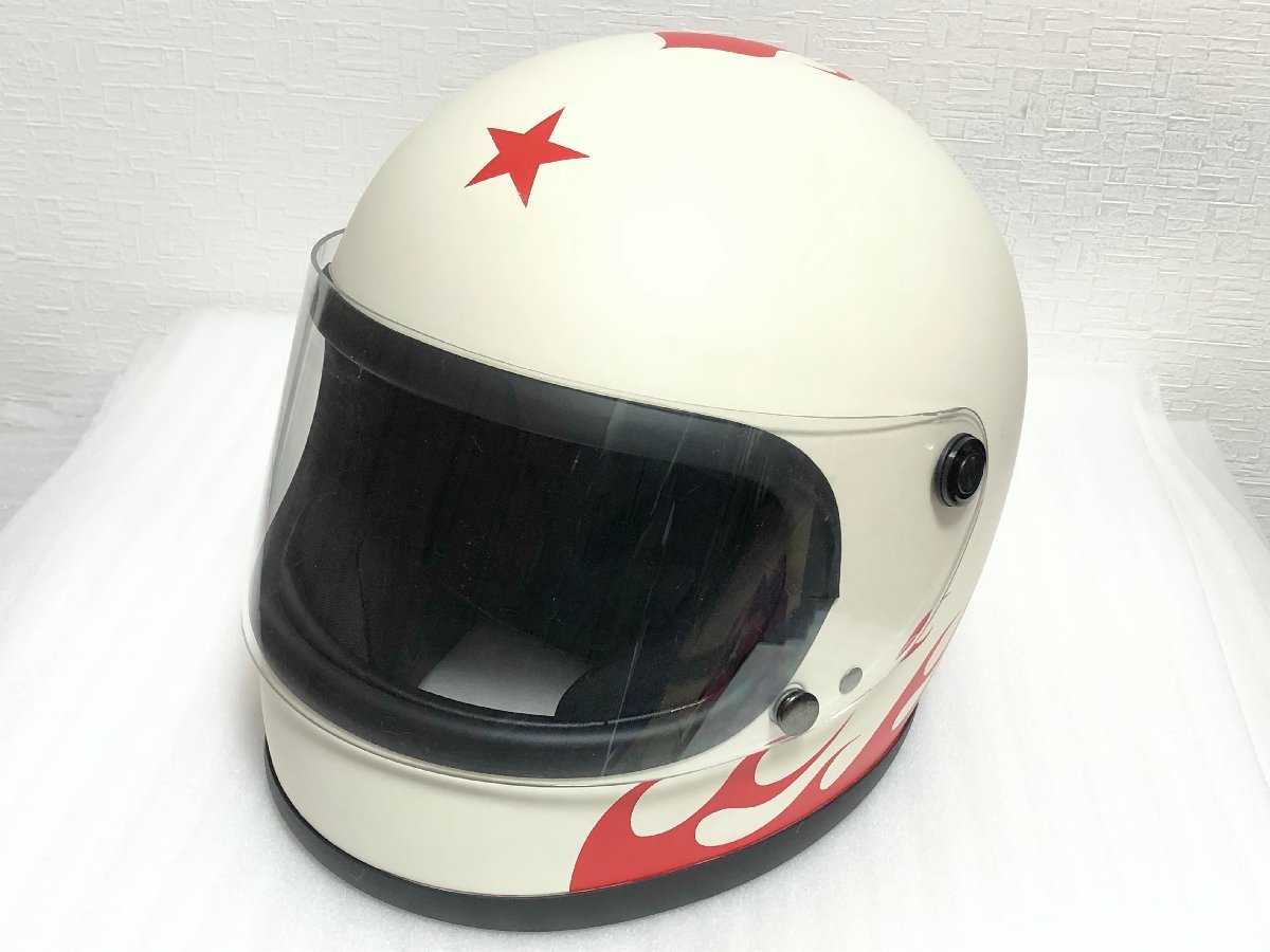 族ヘル ヘルメット フルフェイス ファイヤー 湘爆 旧車 バイク 艶 2026