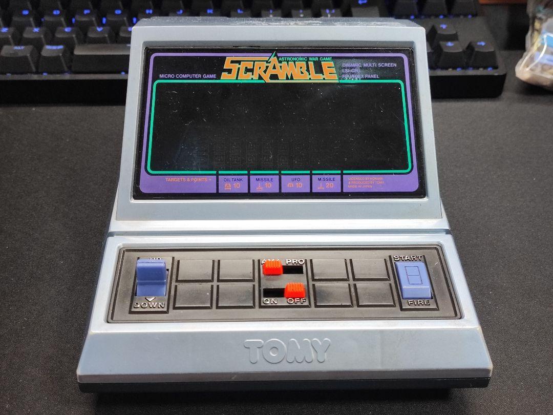 LSIゲーム スクランブル コナミ TOMY SCRAMBLE - 希少TOMY scramble