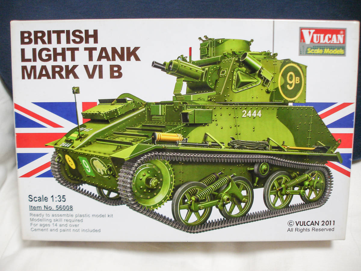 バルカンモデル1/35★イギリス軽戦車　Mk.ⅣB 　56008　