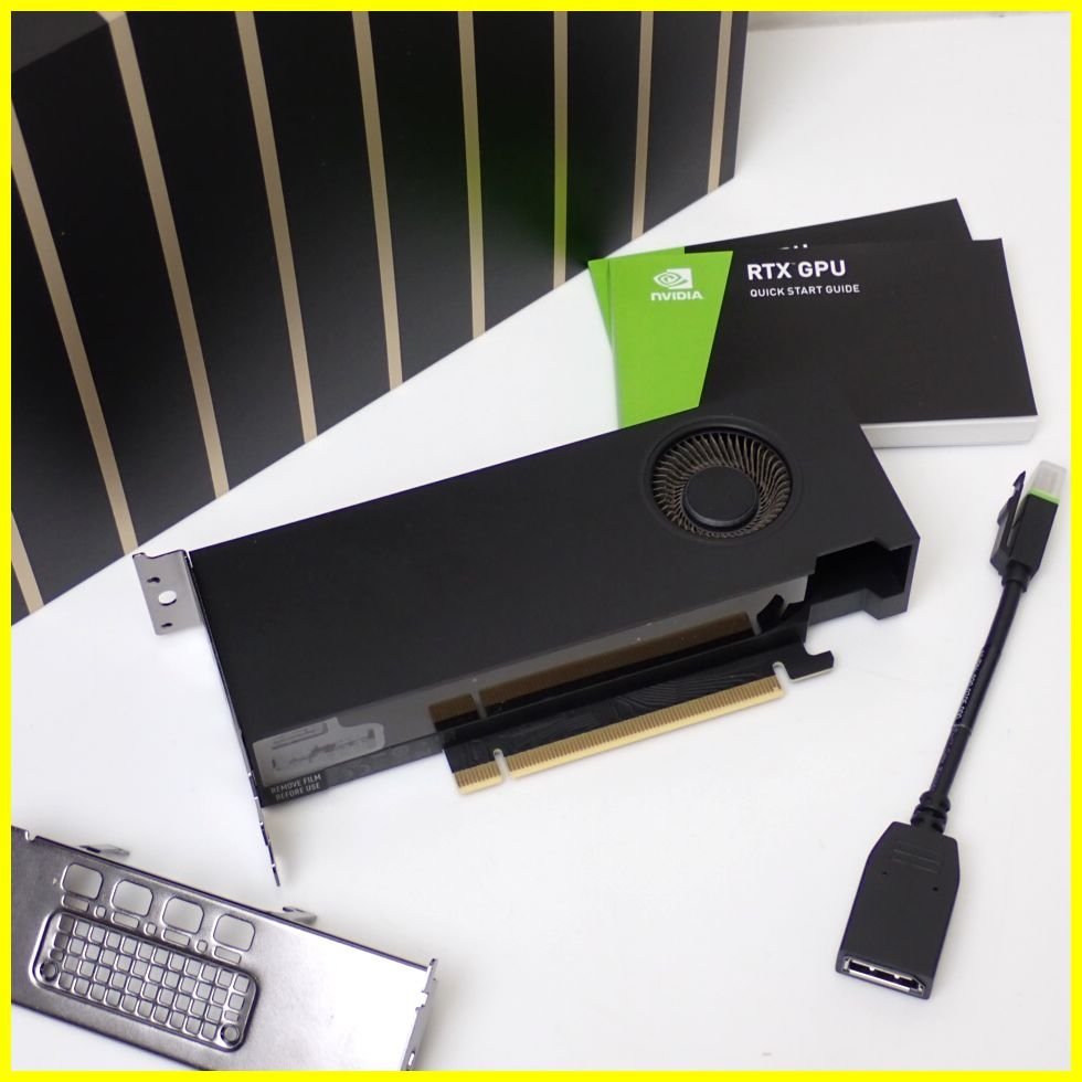 ☆NVIDIA RTX A2000 ビデオカード ENQRA2000-6GER/6GB GDDR6搭載/付属